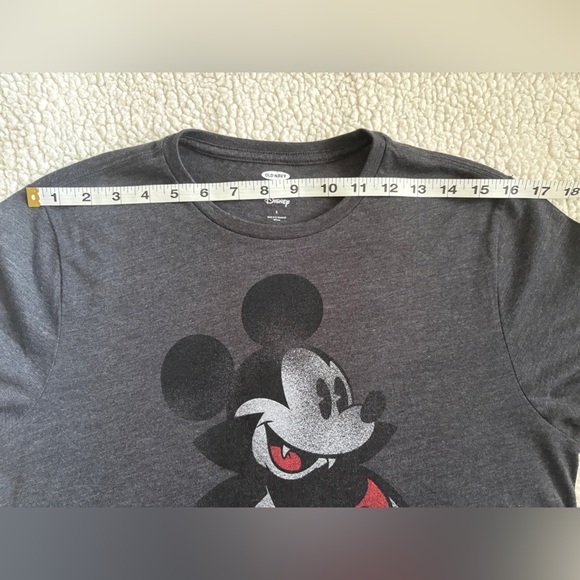 Old Navy Dark Gray Mickey Mouse Tee - Picture 5 of 8